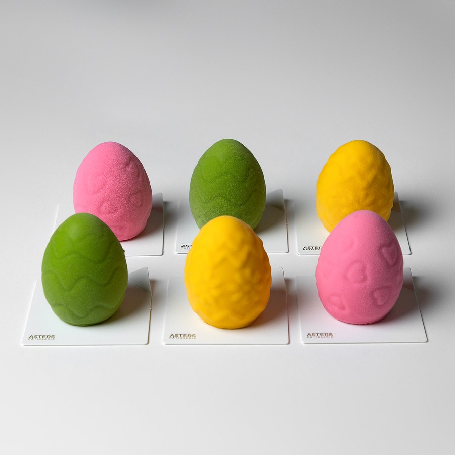 Set of 6 Easter Egg Hunt Desserts Easter Bread & Macarons