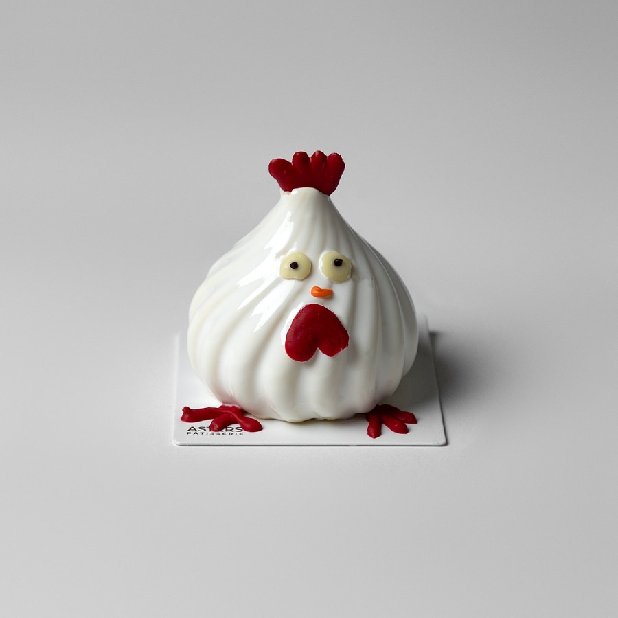 White Chick Easter Bread & Macarons