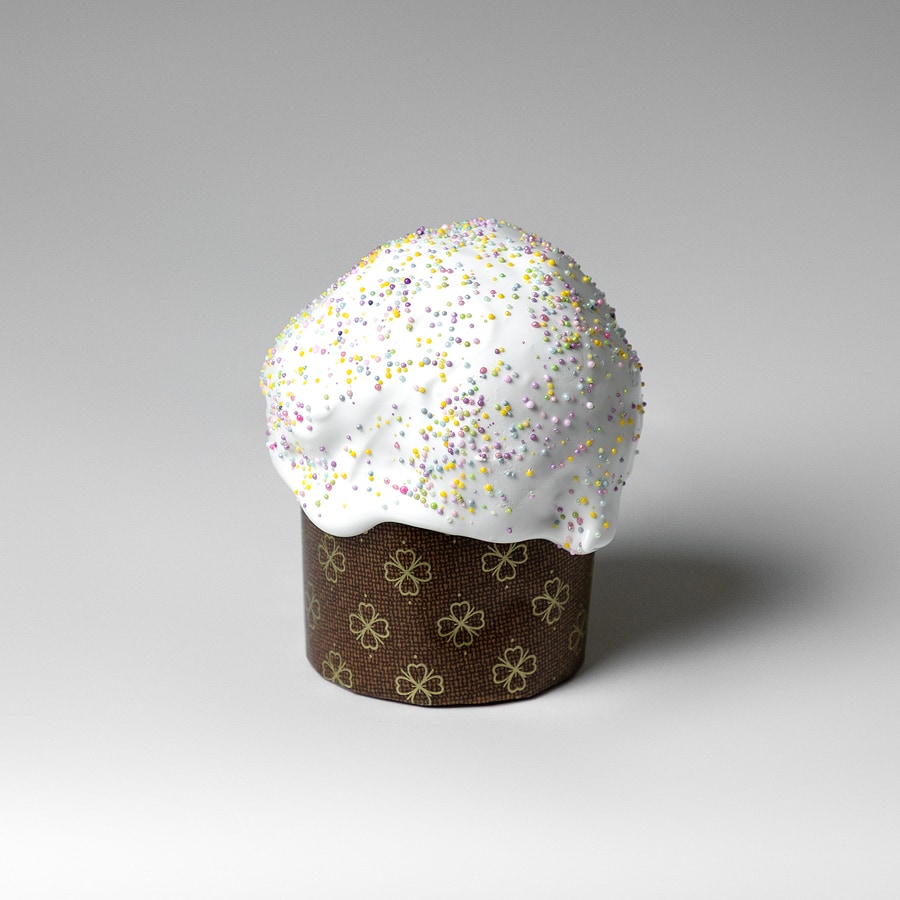 Baby Easter Bread Paska Plain Easter Bread & Macarons