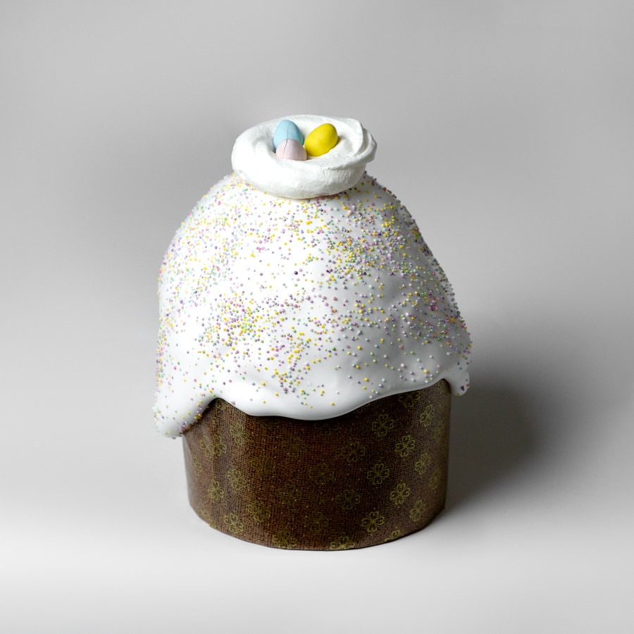 Easter Bread Paska Candied Orange Easter Bread & Macarons