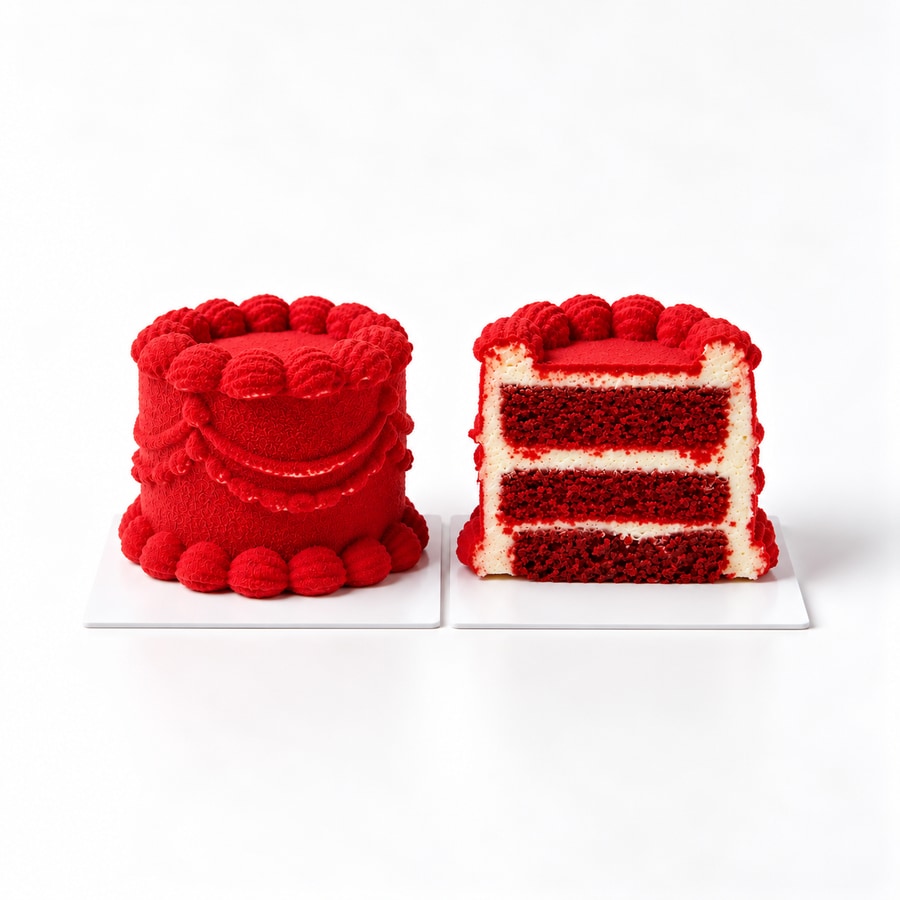 Red Velvet Dessert Individual Mini Cakes