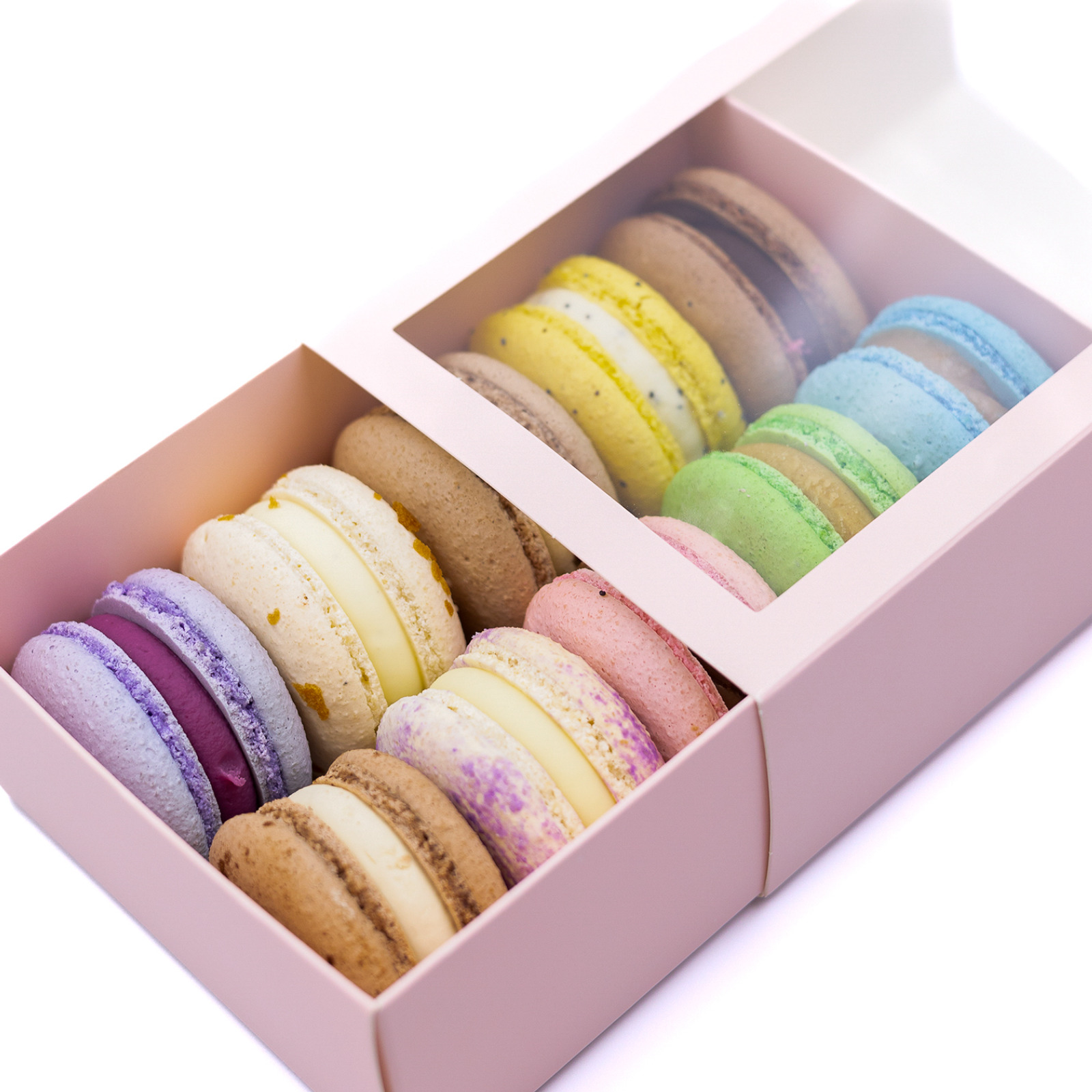 Set of 12 Assorted Macarons Macarons