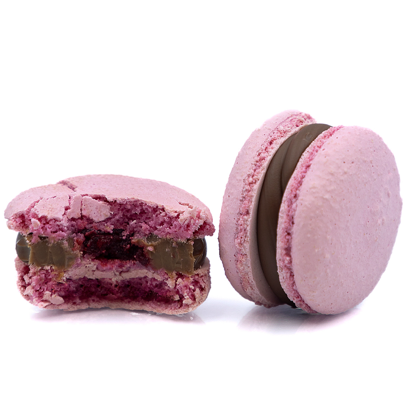 Milk chocolate Cherry Gluten-Free Macarons Gluten-Free Macarons