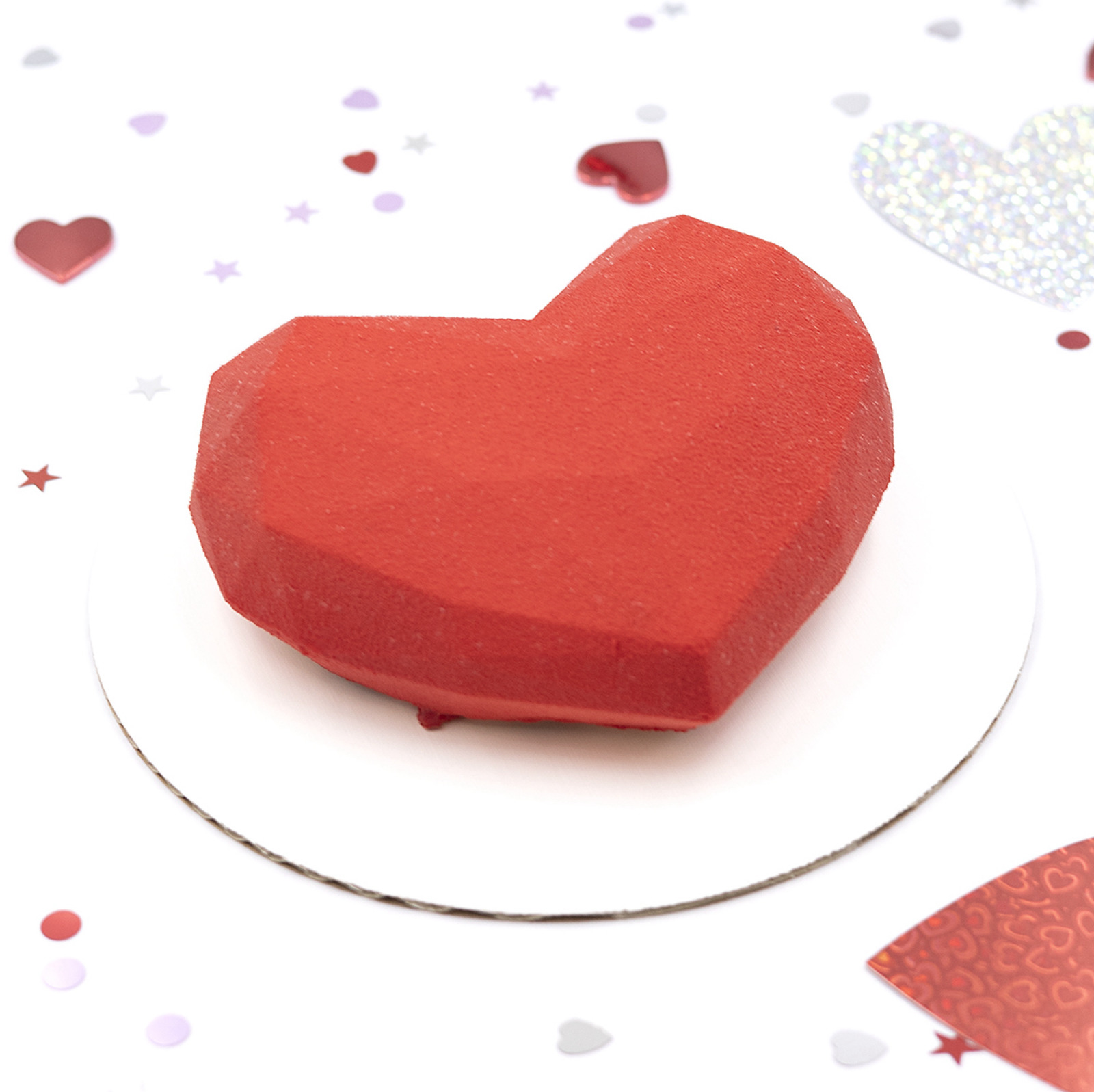 Heart Small Cake Strawberry Vanilla Valentine's Day Cakes