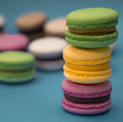 Our carefully crafted macarons, baked with 20% less sugar than the original recipe, sandwiching a delicious creamy filling that is bound to delight your taste senses.