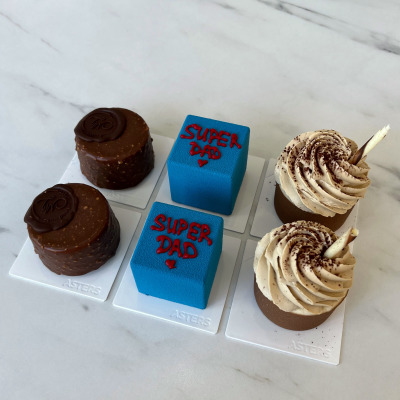 Perfect set of 6 individual desserts for Father's Day 1.
