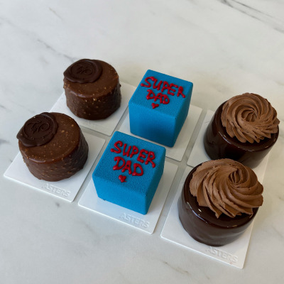 Perfect set of 6 individual desserts for Father's Day 2.