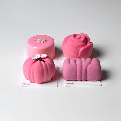 Perfect set of 4 individual desserts for Mother's Day.